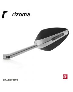 Rear view mirror VELOCE L NAKED Silver Rizoma BS306A