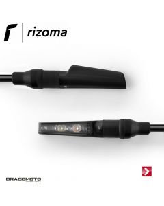 Direction indicator Corsa L (2 functions) Black Rizoma FR111B