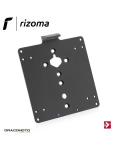 License plate base (173x173 mm) Black Rizoma PT082B