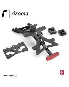 Fox license plate support kit Black Rizoma PT227B