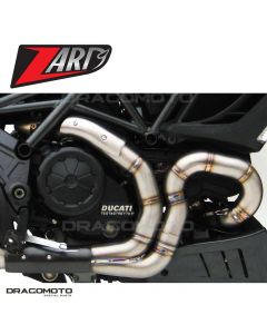 DUCATI DIAVEL 2011-2018 Auspuffkrümmer ZARD Titan ZD117TCR