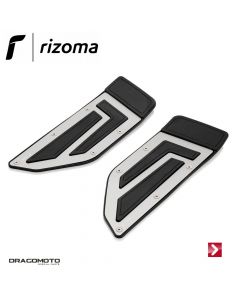 Lower foot pegs Silver Rizoma ZYF035A